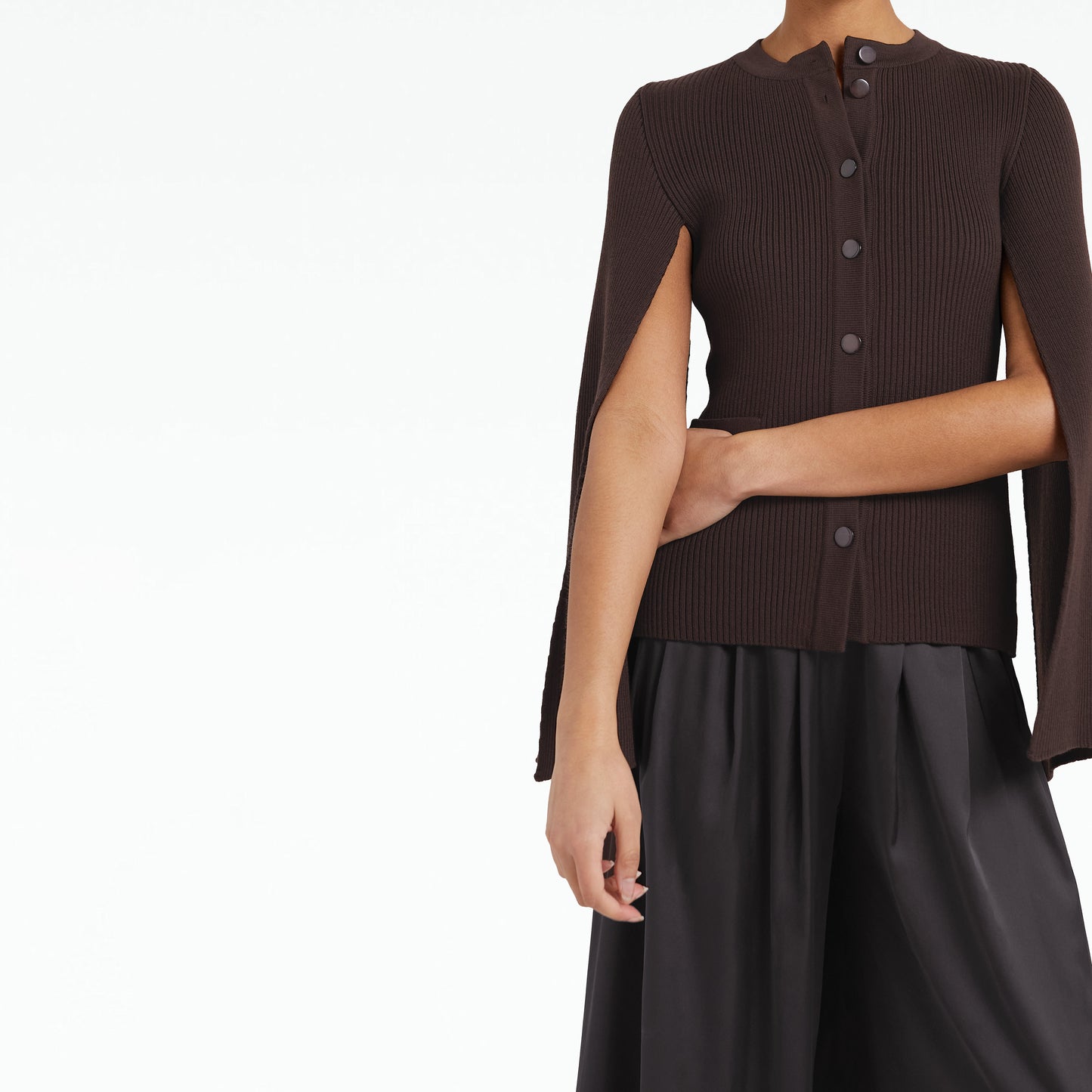 Emilie Chocolate Knit