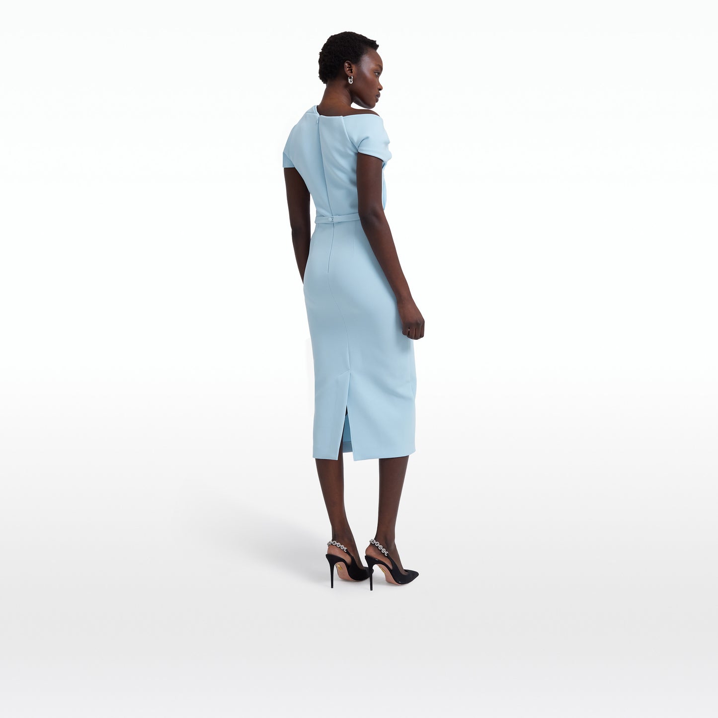 Dania Pale Blue Midi Dress