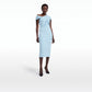 Dania Pale Blue Midi Dress
