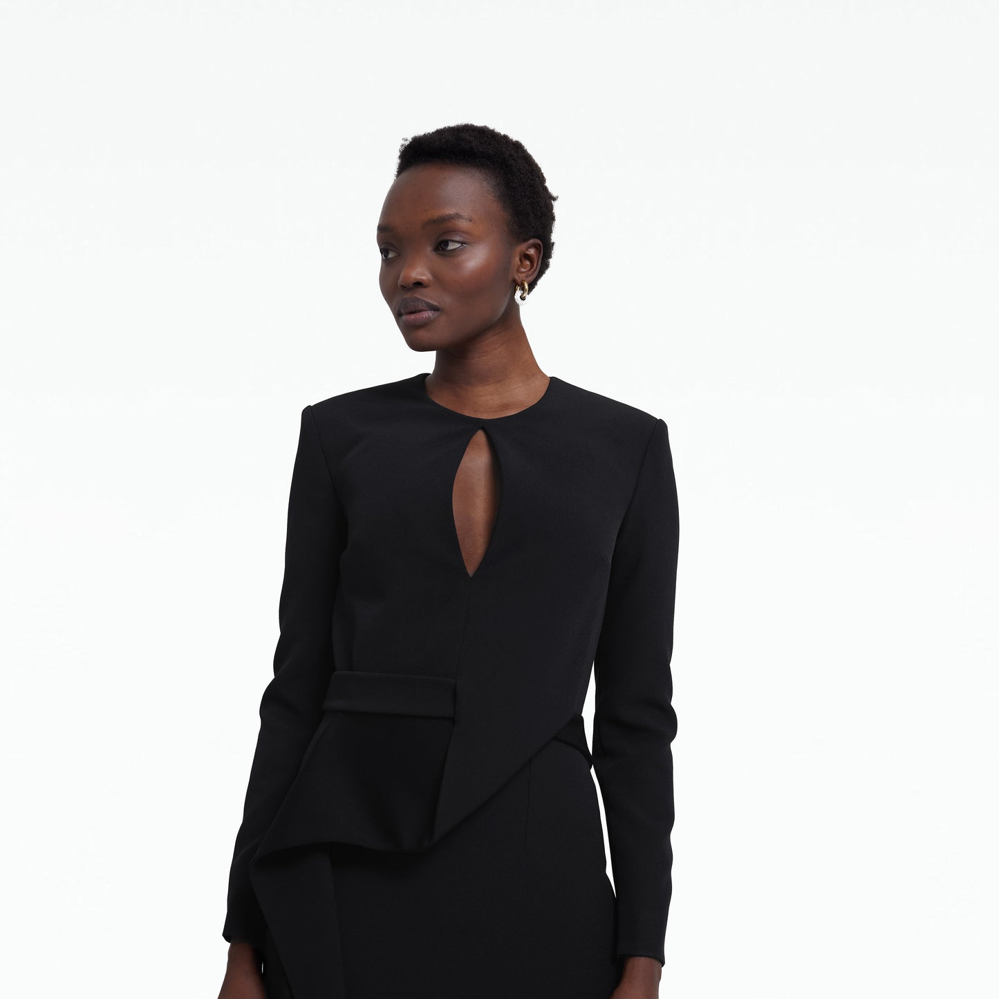 Dalia Black Midi Dress