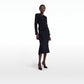 Dalia Black Midi Dress