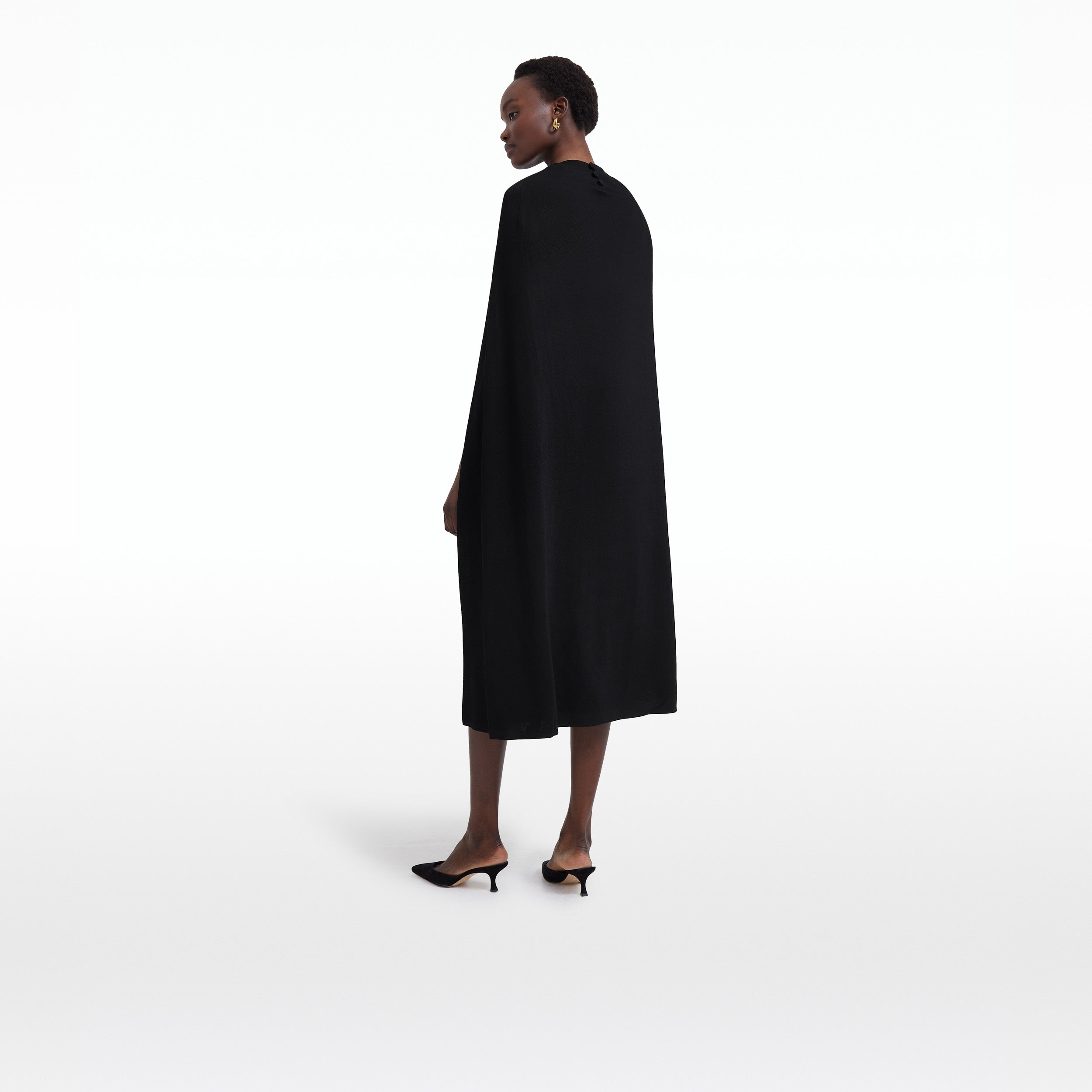 Doola Black Midi Dress