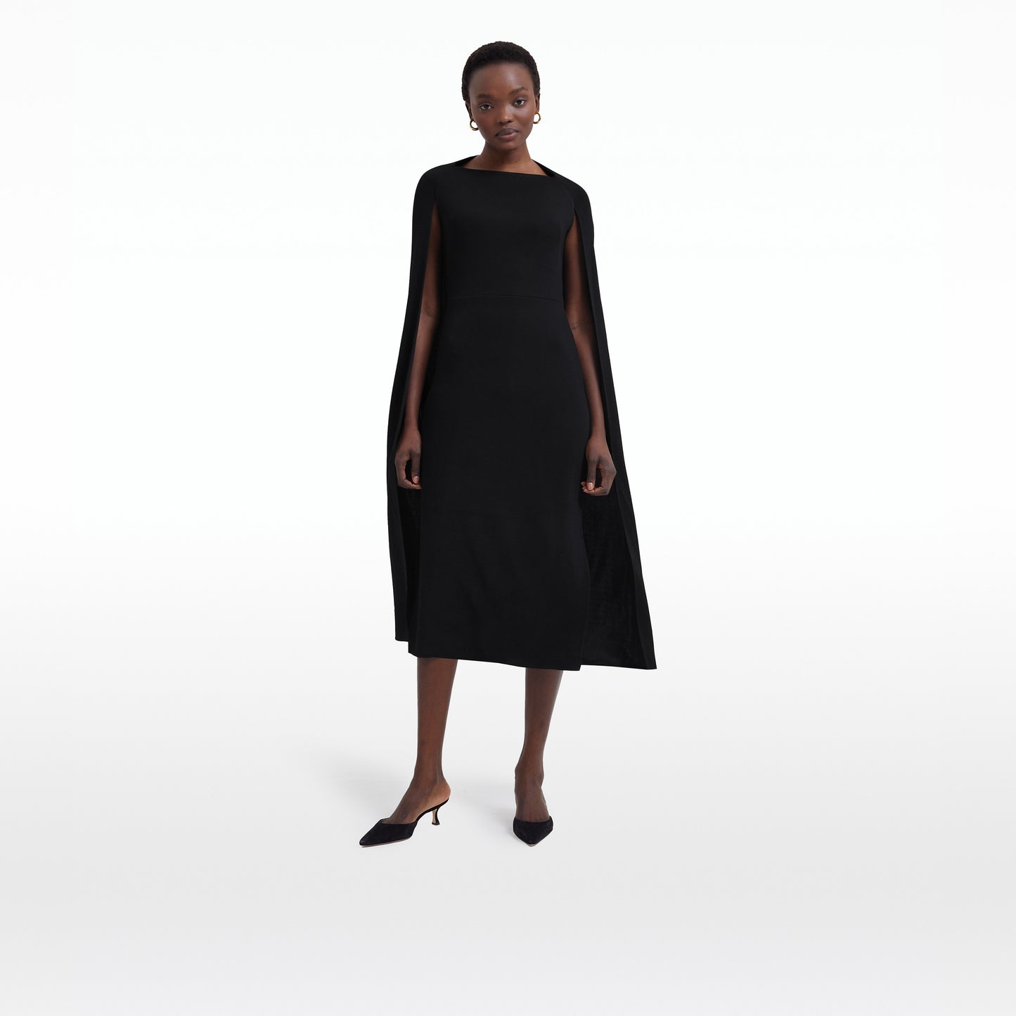 Doola Black Midi Dress