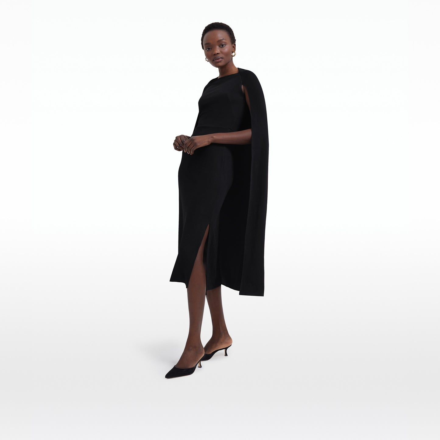 Doola Black Midi Dress