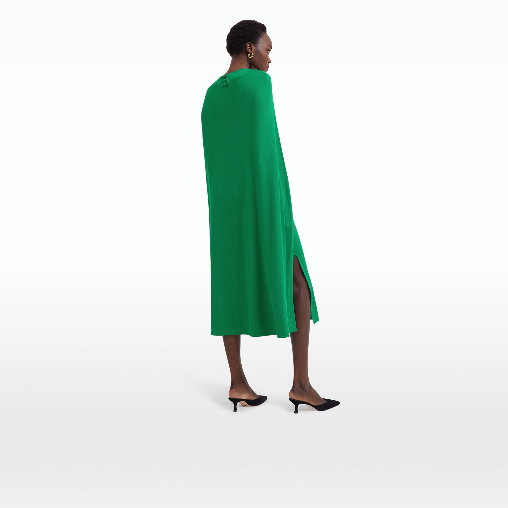 Doola Jewel Green Midi Dress – Safiyaa London