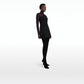 Rowan Black Short Dress