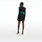 Di Black & Jewel Green Short Dress