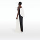 Loredana Black & Ivory Long Dress
