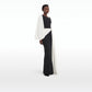 Loredana Black & Ivory Long Dress