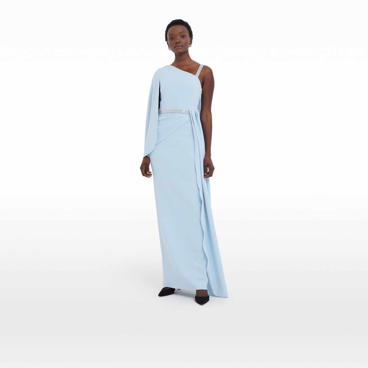 Loredana Pale Blue Long Dress
