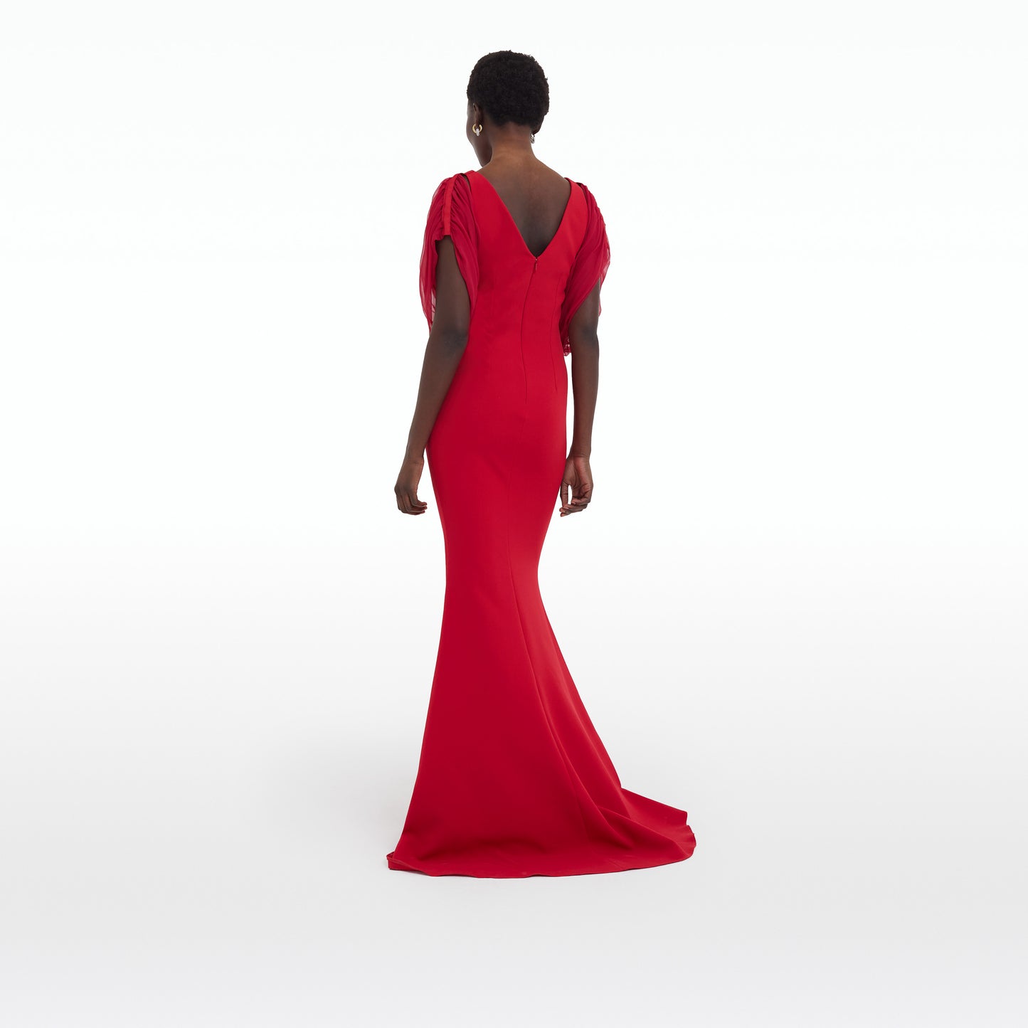 Lana Crimson Long Dress
