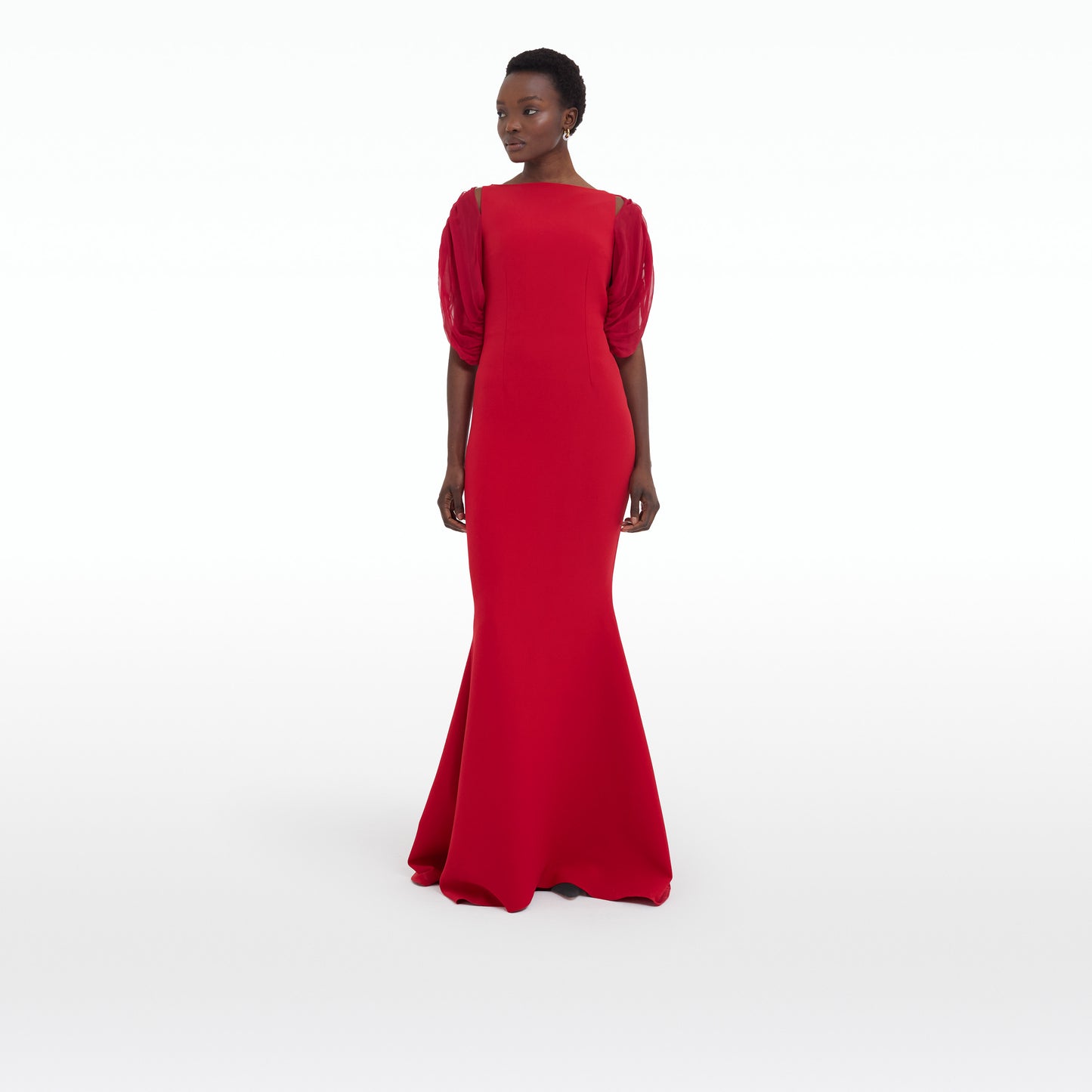 Lana Crimson Long Dress
