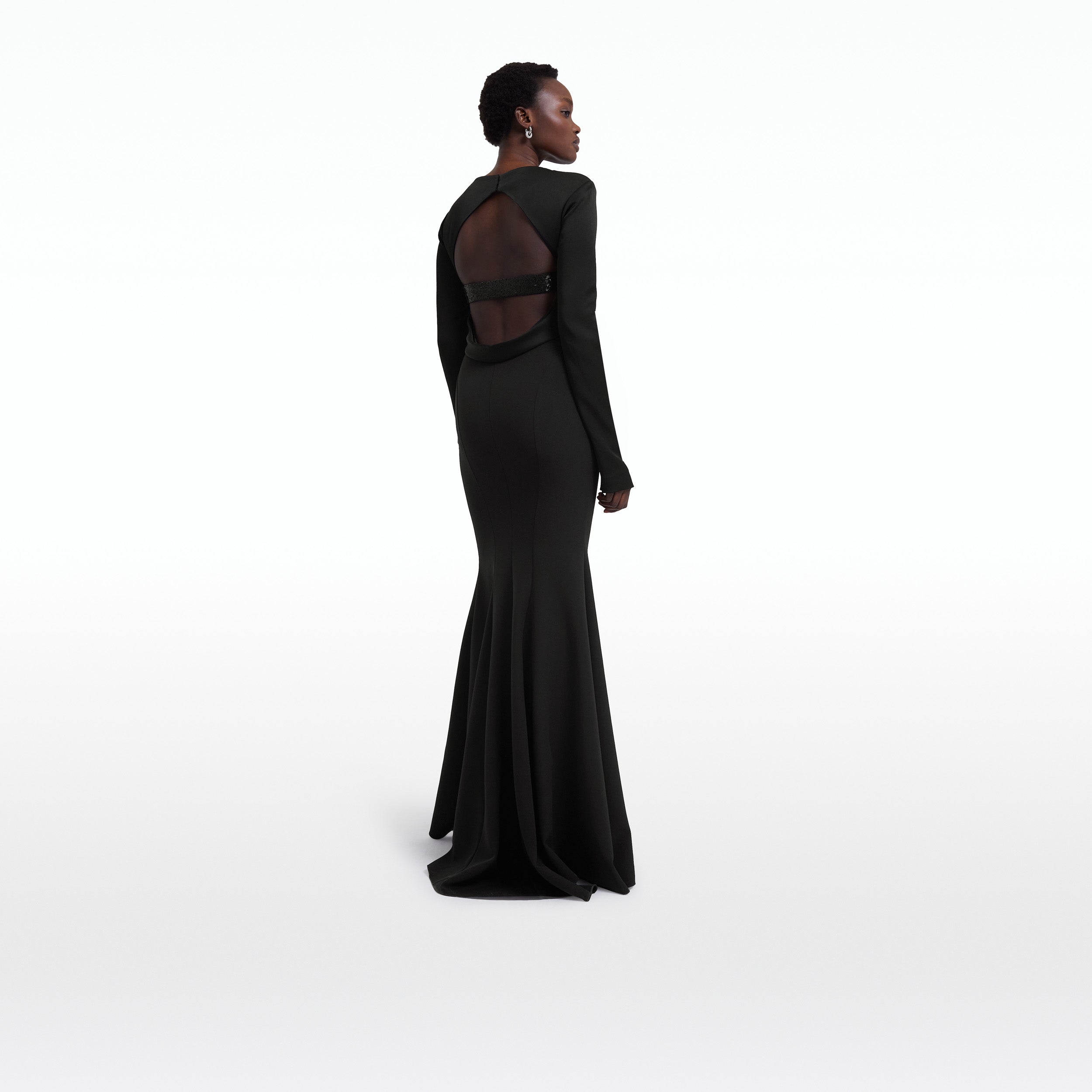 Lucy Black Long Dress