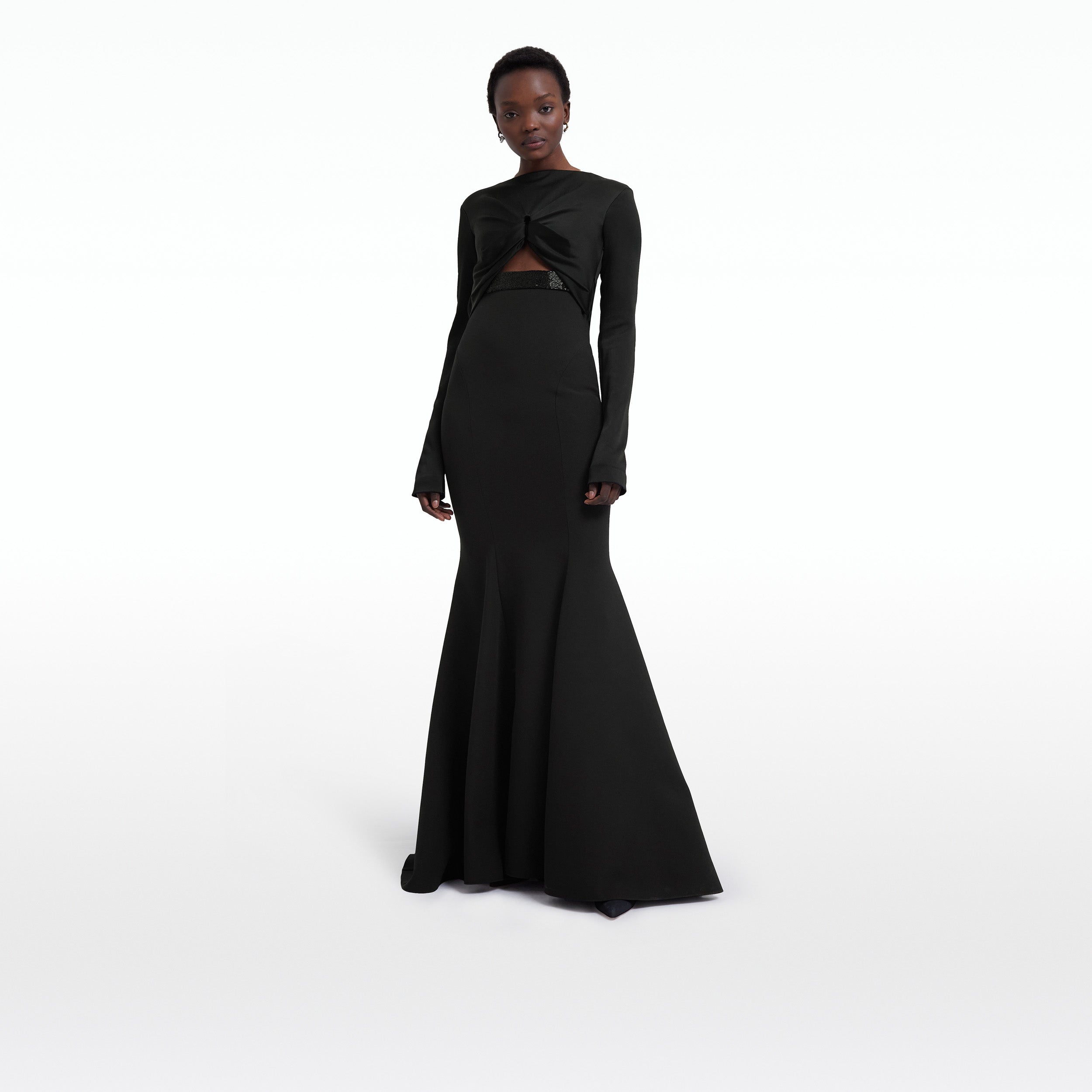 Lucy Black Long Dress