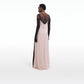 Damsel Adobe Rose & Black Long Dress
