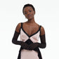 Damsel Adobe Rose & Black Long Dress