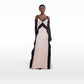 Damsel Adobe Rose & Black Long Dress