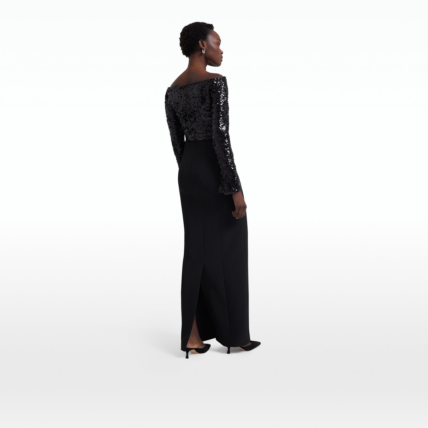 Liza Black Long Dress