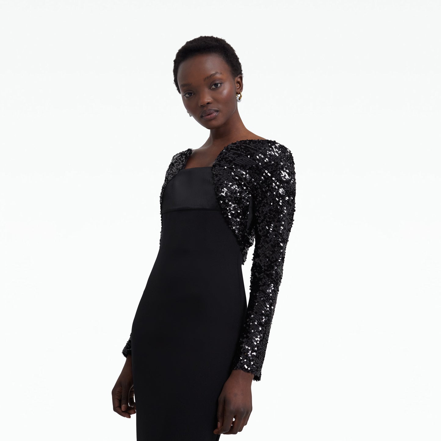 Liza Black Long Dress