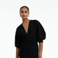 Kiera Black Knit Midi Dress