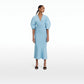 Kiera Pale Blue Knit Midi Dress