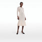 Klo Nouvelle Peach Knit Midi Dress
