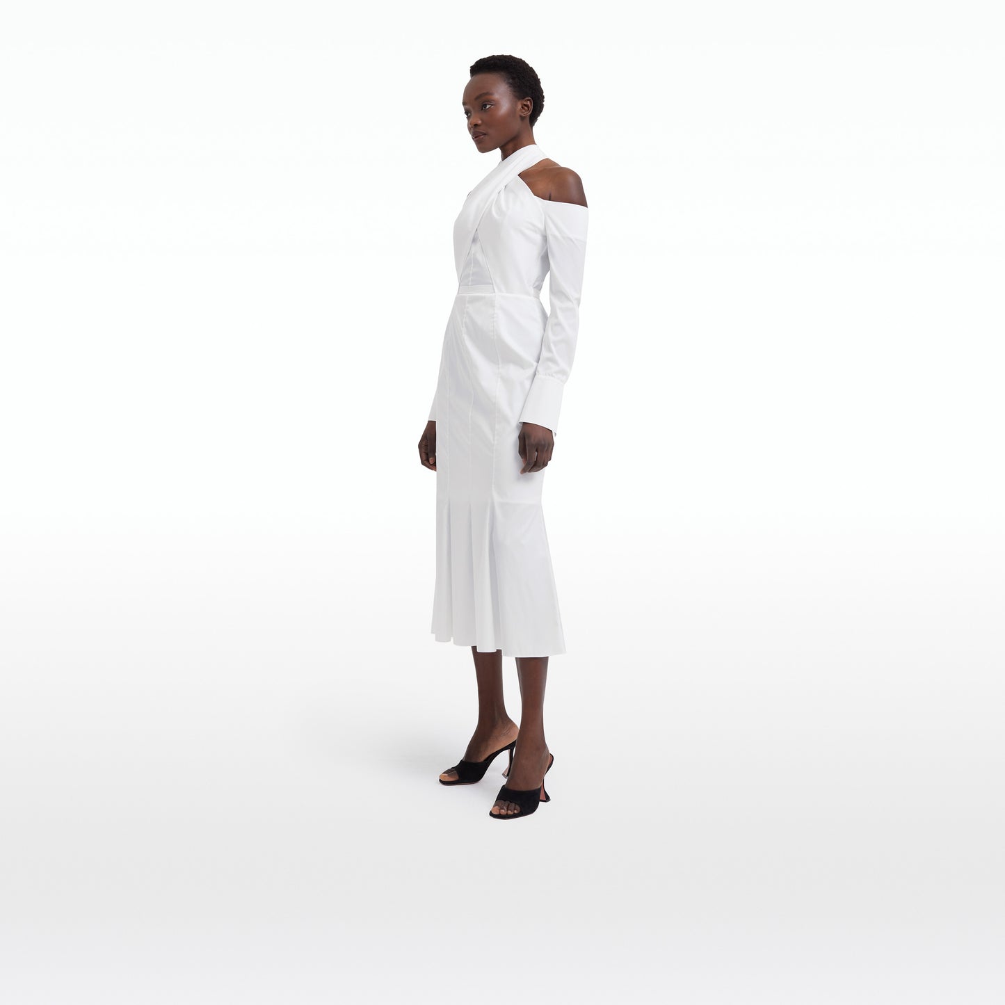 Dot Ivory Cotton Dress