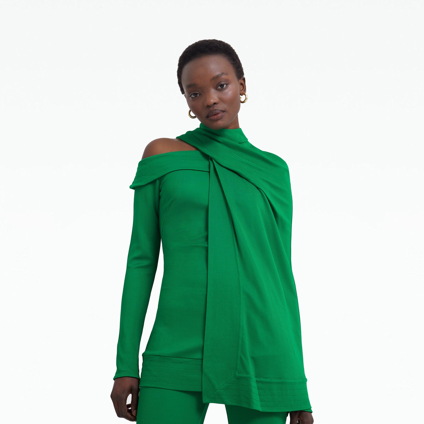 Tatianna Jewel Green Top