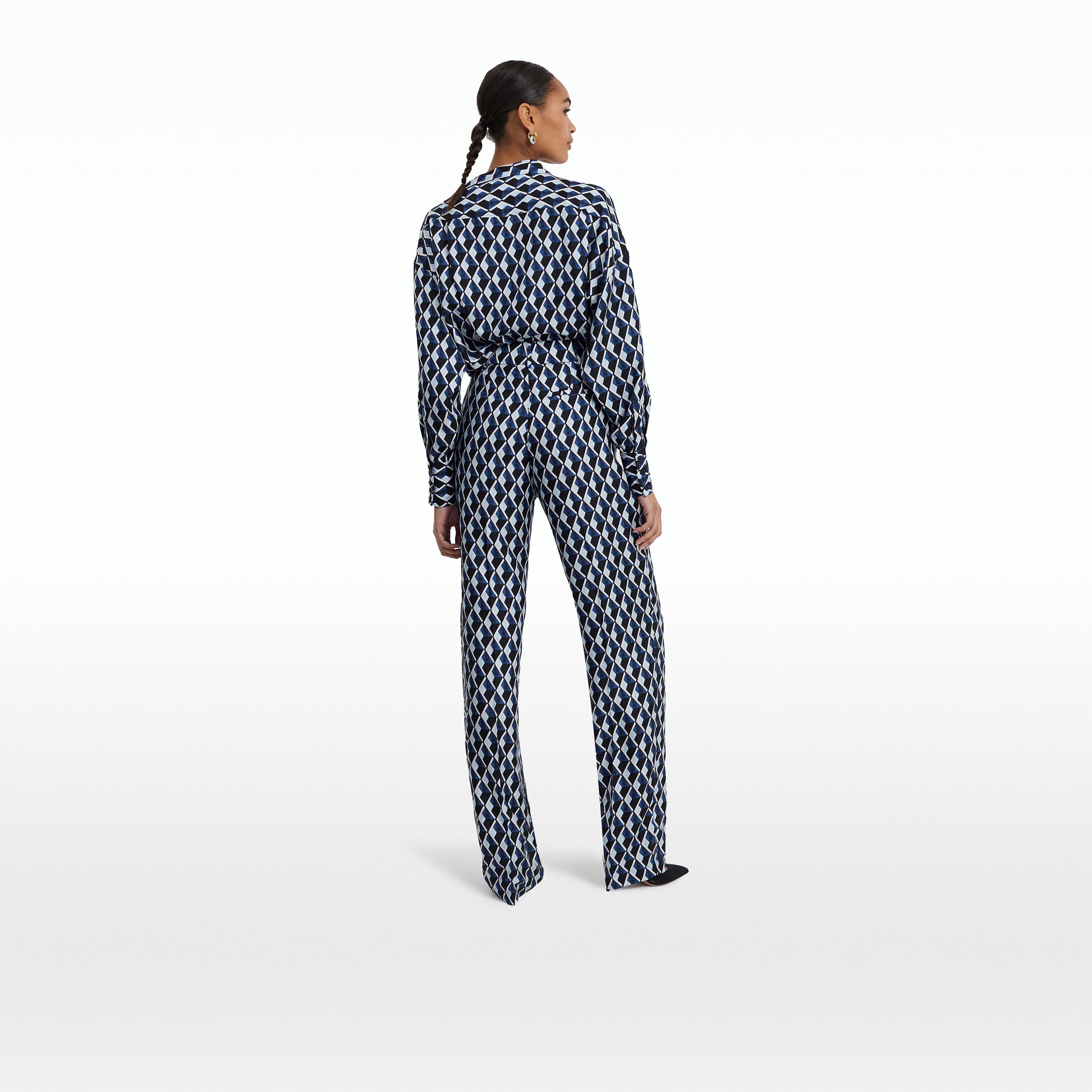 Penelope Graphic Diamond Trousers