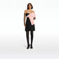 Tessie Black & Peony Blush Short Dress