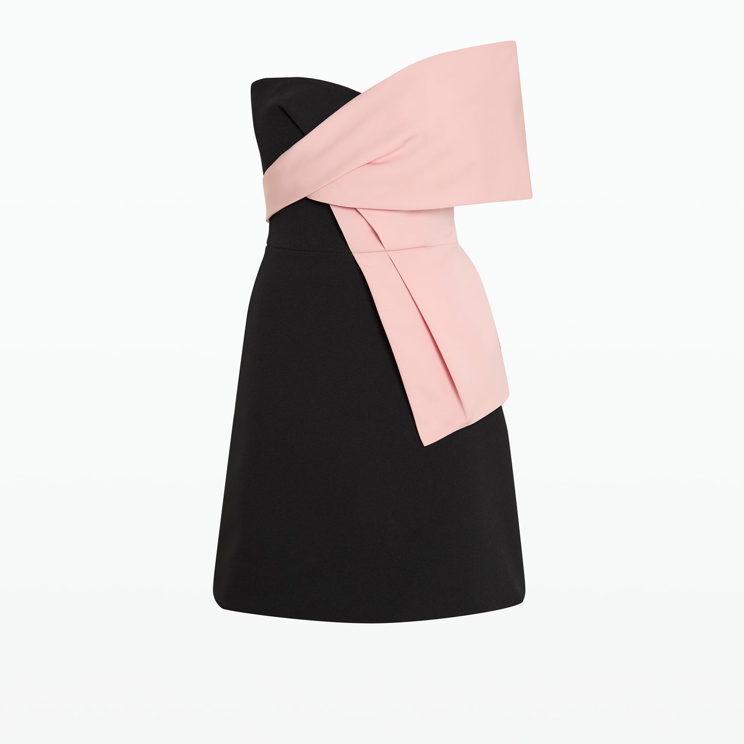 Tessie Black & Peony Blush Short Dress