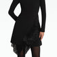 Corrina Black Short Dress