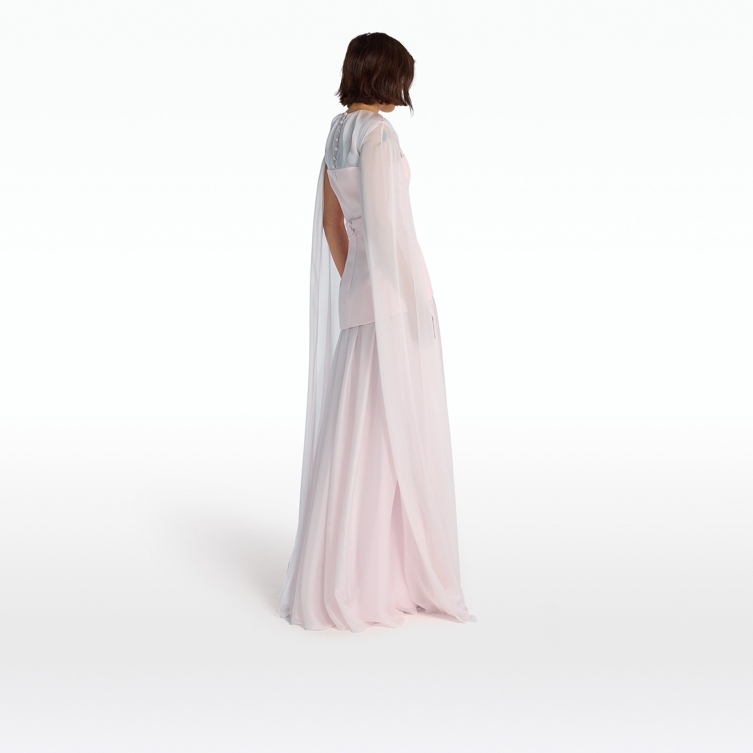 Gloria Pale Pink Long Dress