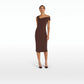 Marni Burgundy Midi Dress