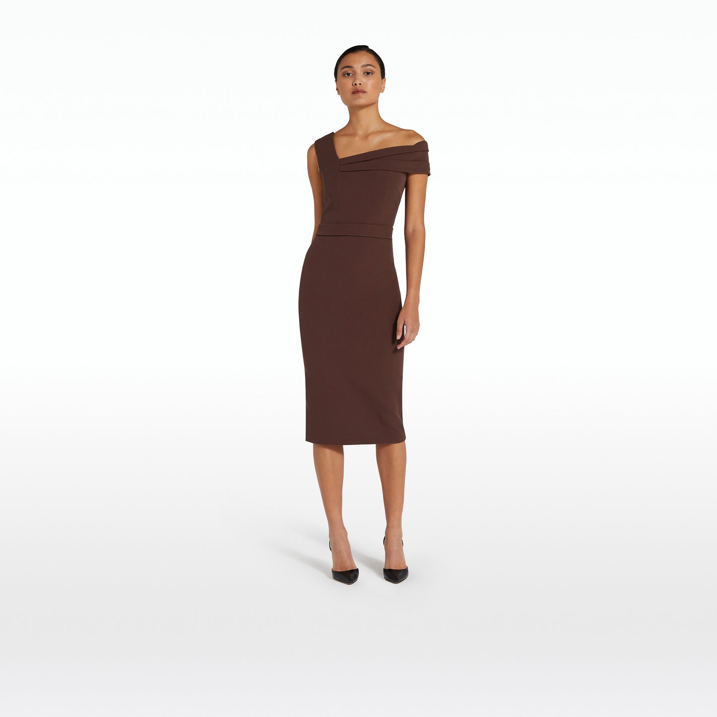 Marni Burgundy Midi Dress