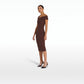 Marni Burgundy Midi Dress