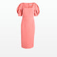 Laura Pink Blossom Midi Dress