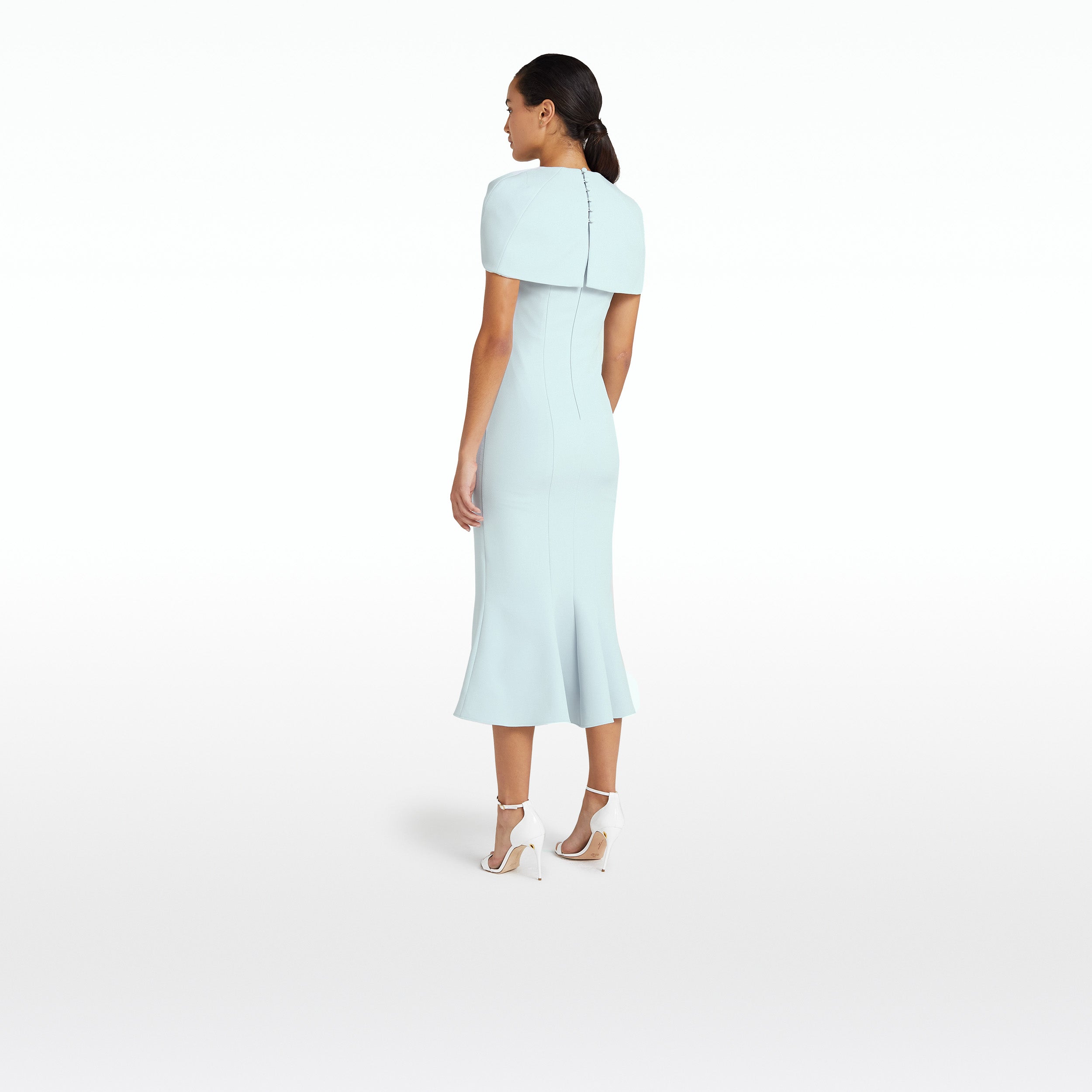 Ginka Ice Blue Midi Dress