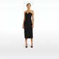 Catala Black Midi Dress