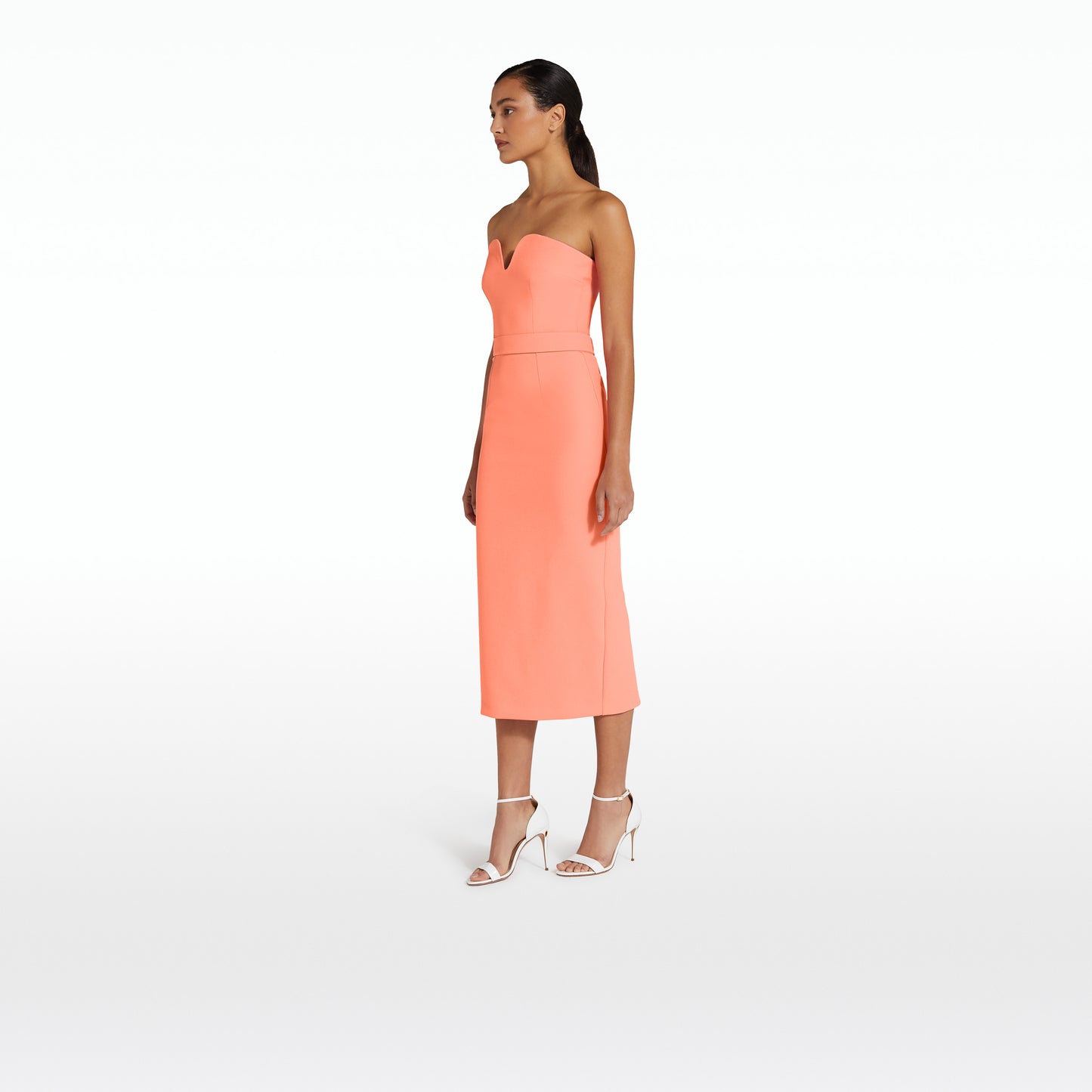 Catala Short Dress In Scarlet Star
