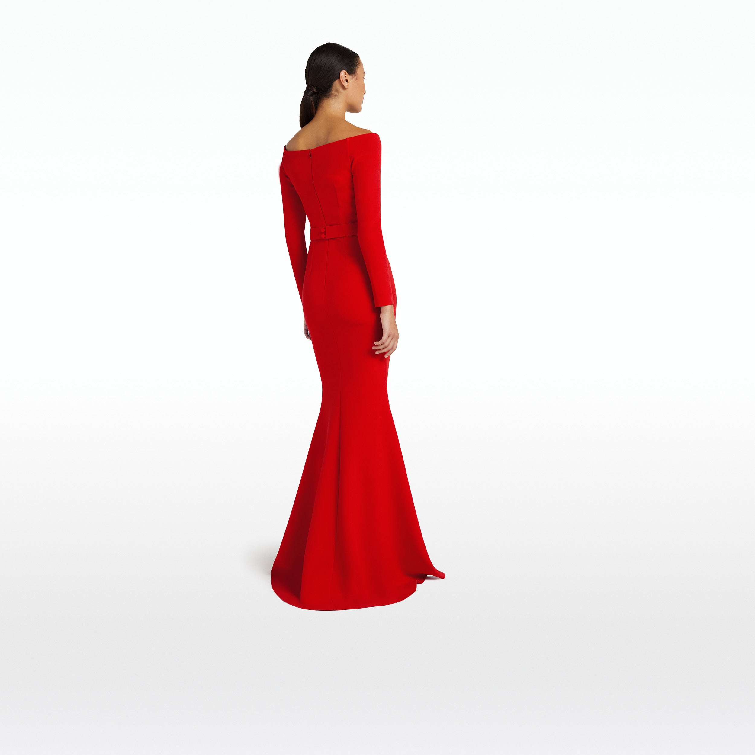 Diana Cherry Red Long Dress