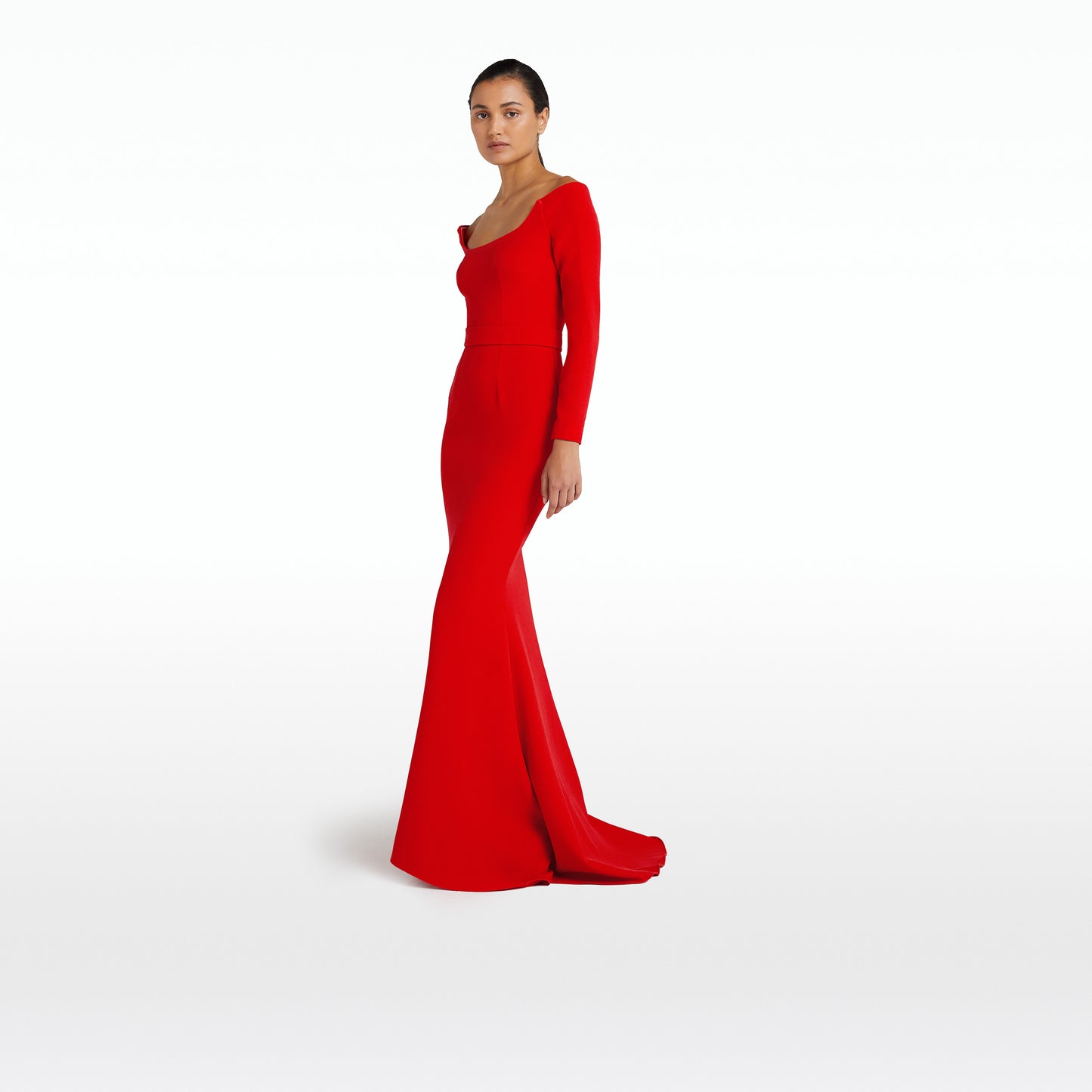 Diana Cherry Red Long Dress