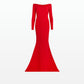 Diana Cherry Red Long Dress