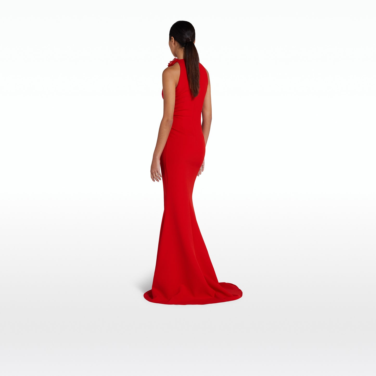Violeta Cherry Red Long Dress