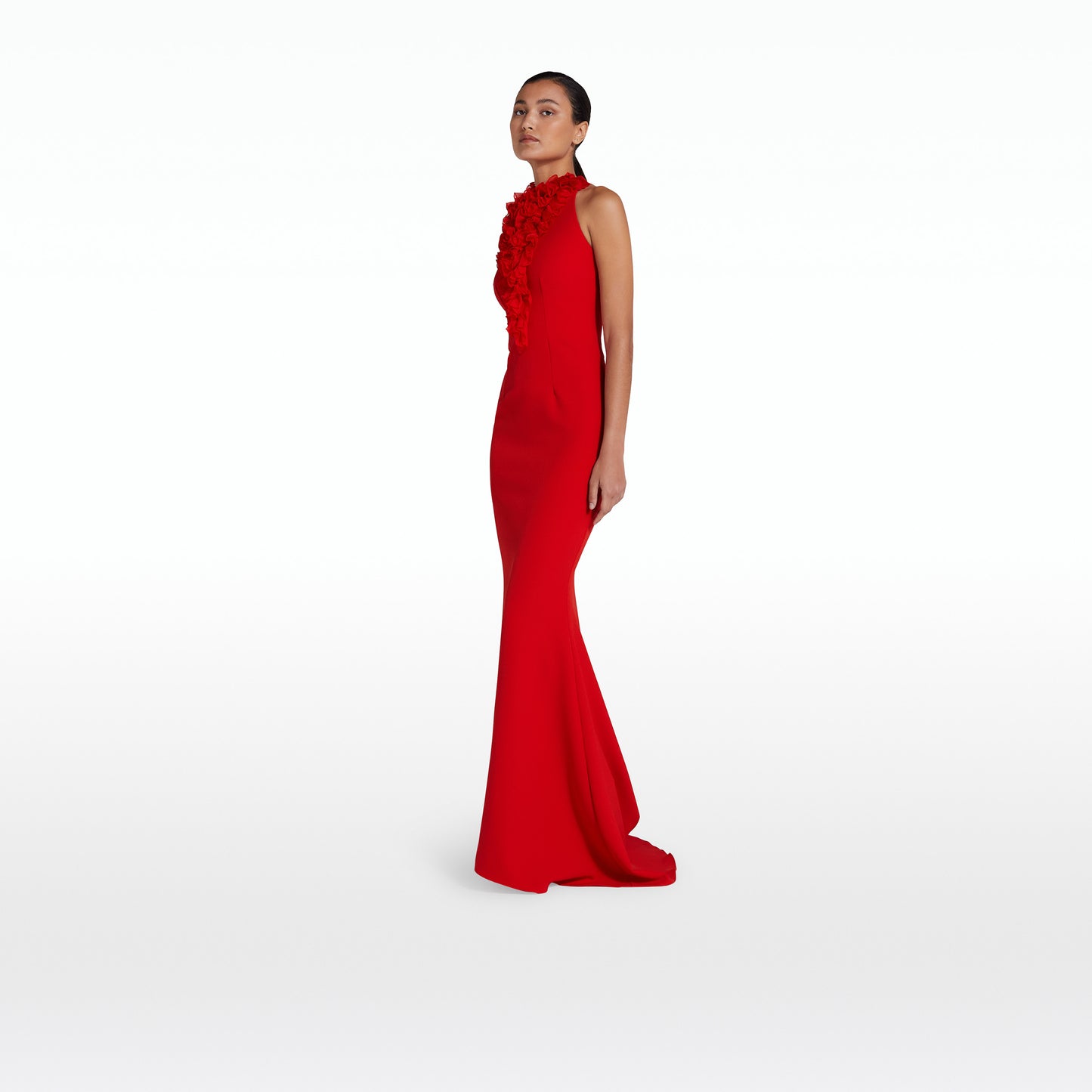 Violeta Cherry Red Long Dress