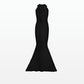 Violeta Black Long Dress