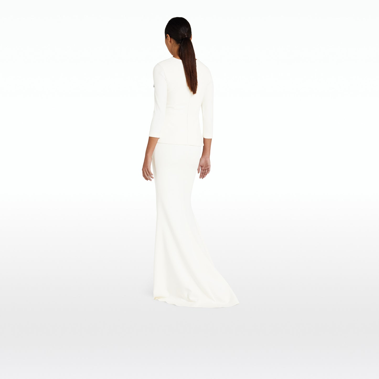 Abigail Ivory Long Dress