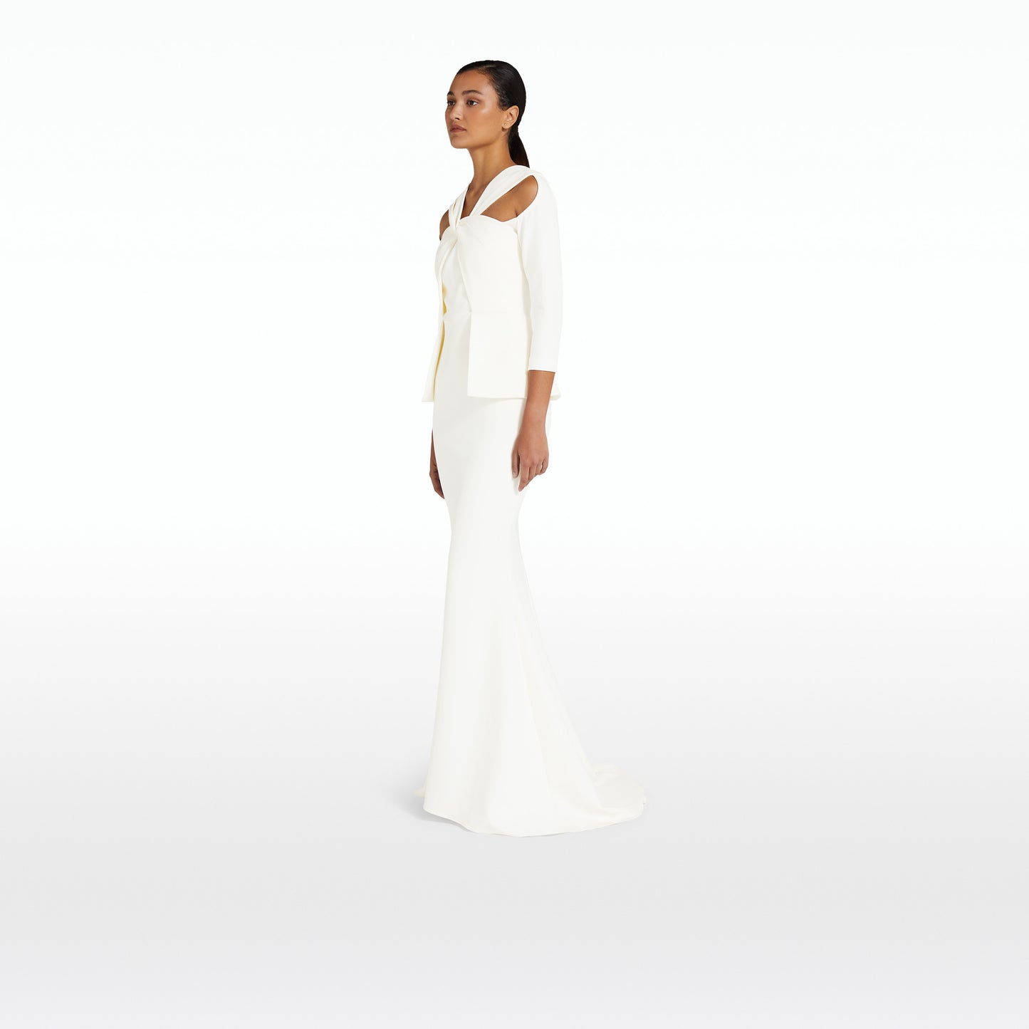 Abigail Ivory Long Dress