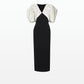 Eabha Black & Ivory Dress
