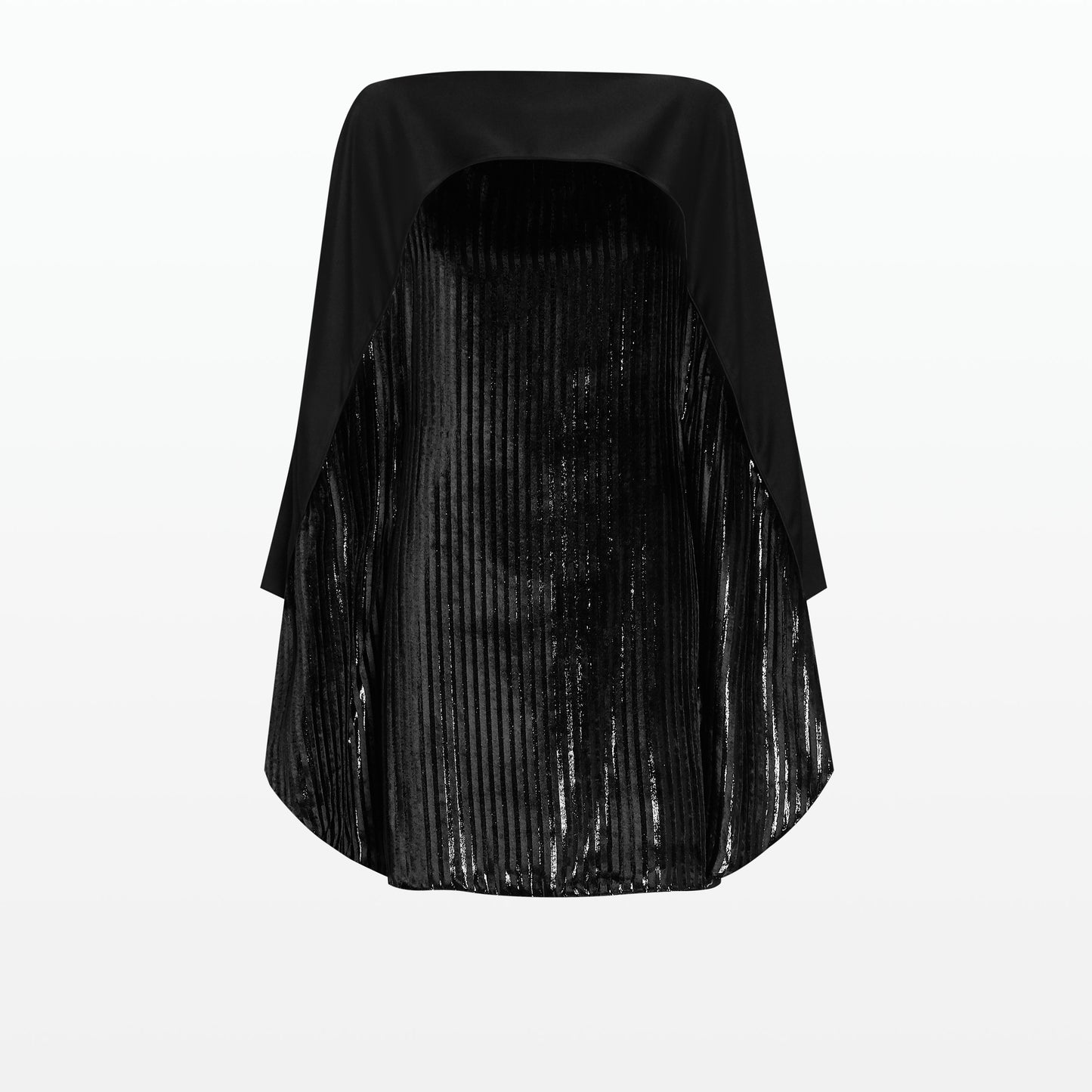 Almana Black Short Dress